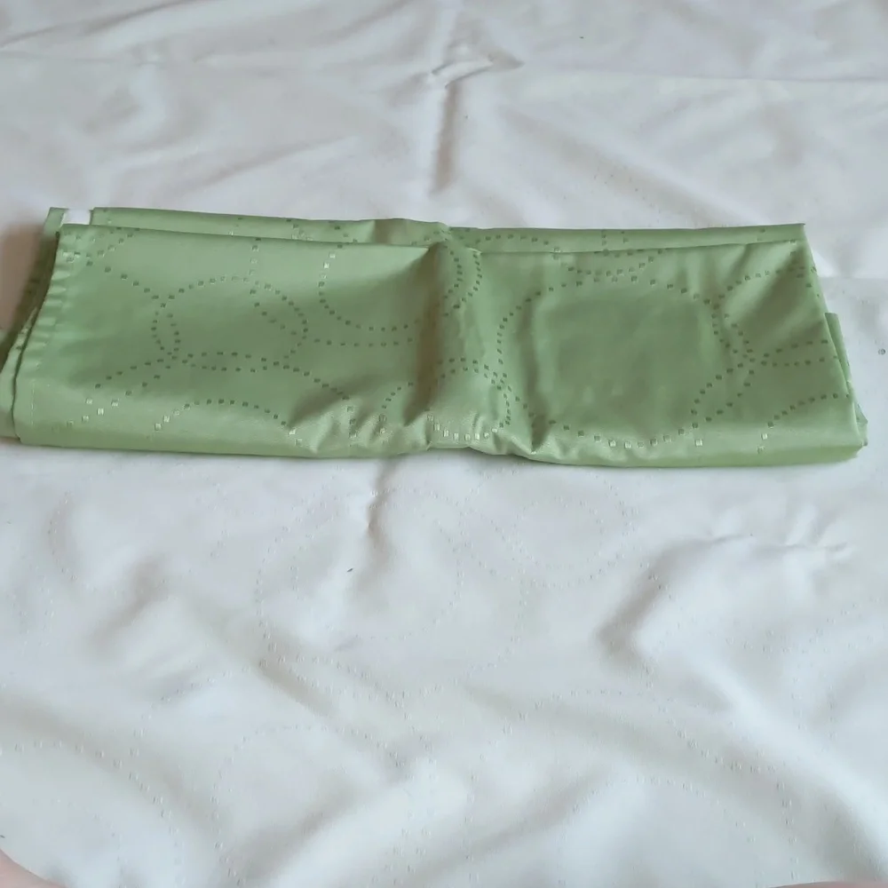 Green black out curtains/panels